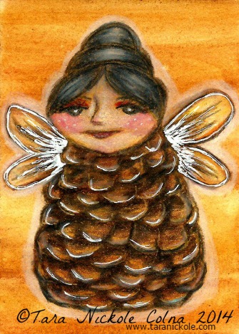 Pinecone Fairy by Tara N Colna